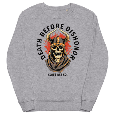 DEATH BEFORE DISHONOR Unisex organic sweatshirt