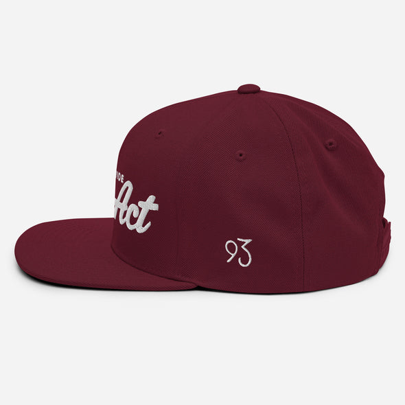 Classic Class Act Snapback Hat