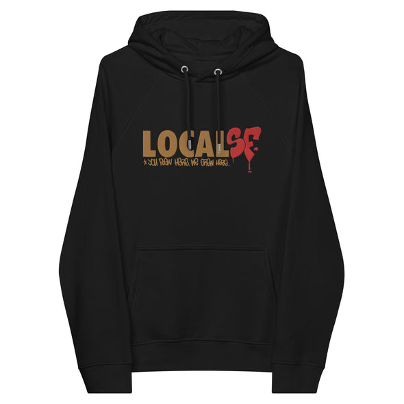 LOCAL SF X KREESE CA Unisex eco raglan hoodie