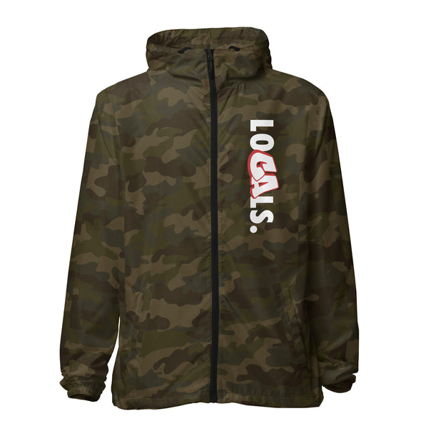CA LOCAL lightweight zip up windbreaker