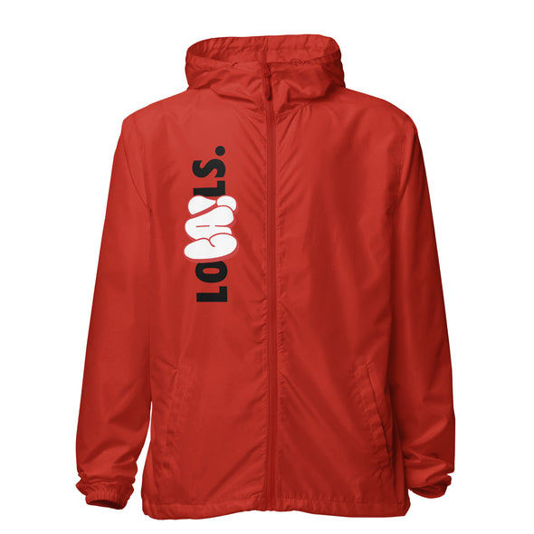 CA LOCALS. lightweight zip up windbreaker