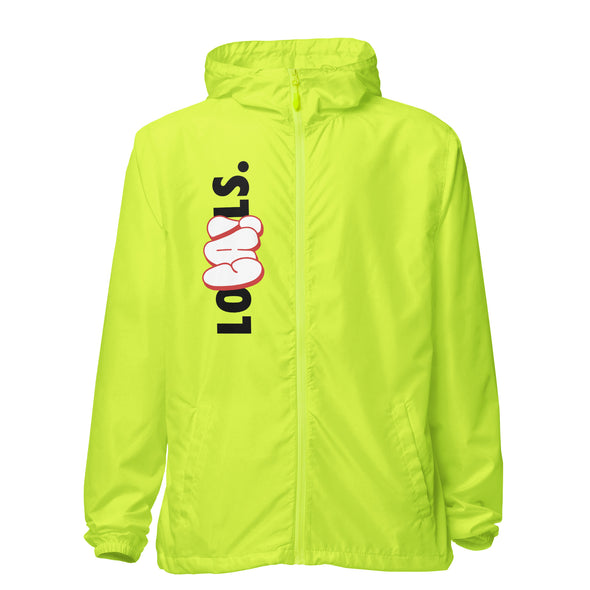 CA LOCALS. lightweight zip up windbreaker