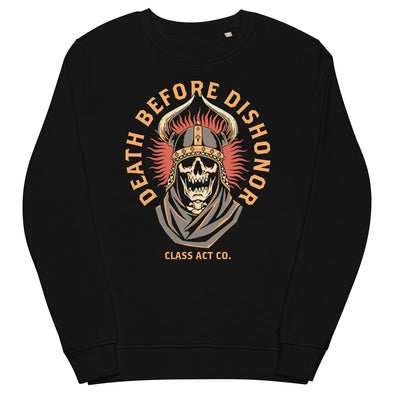 DEATH BEFORE DISHONOR Unisex organic sweatshirt