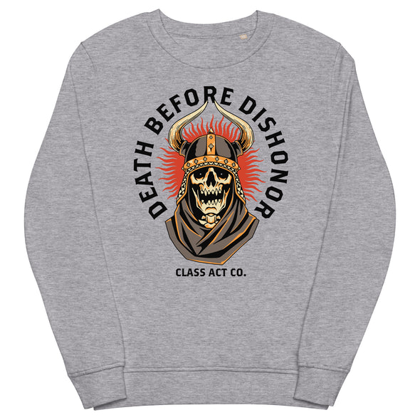 DEATH BEFORE DISHONOR Unisex organic sweatshirt