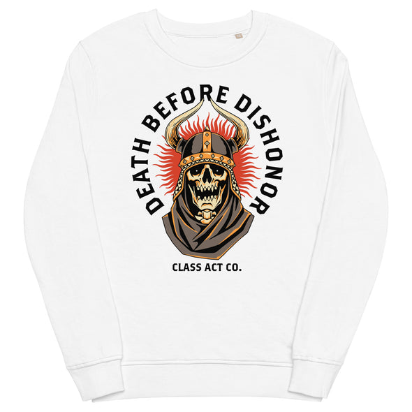 DEATH BEFORE DISHONOR Unisex organic sweatshirt