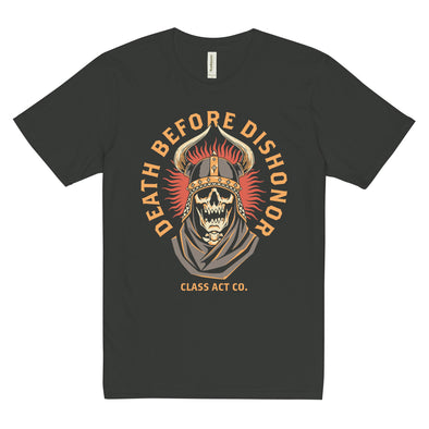 DEATH BEFORE DISHONOR Unisex premium viscose hemp t-shirt